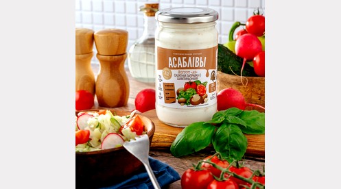 Новинка! Йогурт «А2» — «Салатная заправка с шампиньонами»
