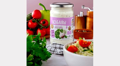 Новинка! Йогурт «А2» — «Салатная заправка с зеленью и чесноком»