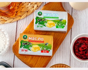 Масло от «Лунинецкий молочный завода»  в современной упаковке  78% и 81% жирности
